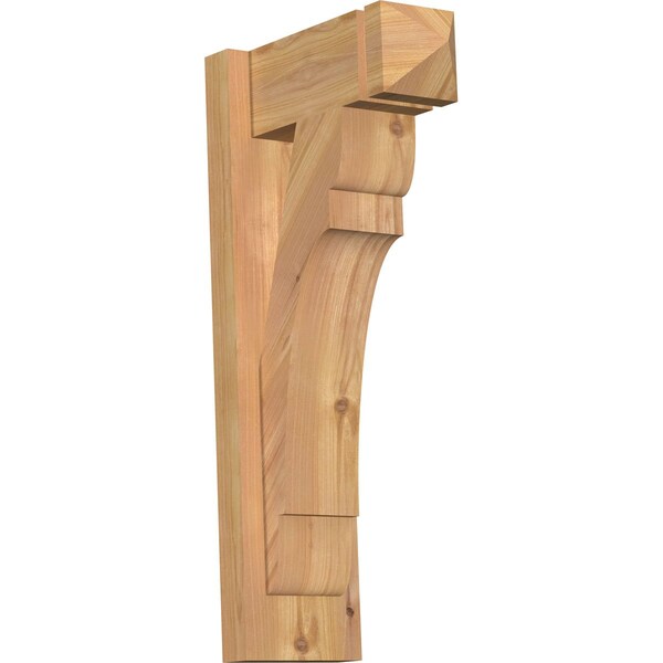 Ekena Millwork Olympic Arts & Crafts Smooth Outlooker, Western Red Cedar, 5 1/2"W x 12"D x 24"H OUT06X12X24OLY03SWR - main